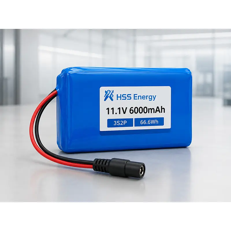 Batería de 11,1 V y 6000 mAh.