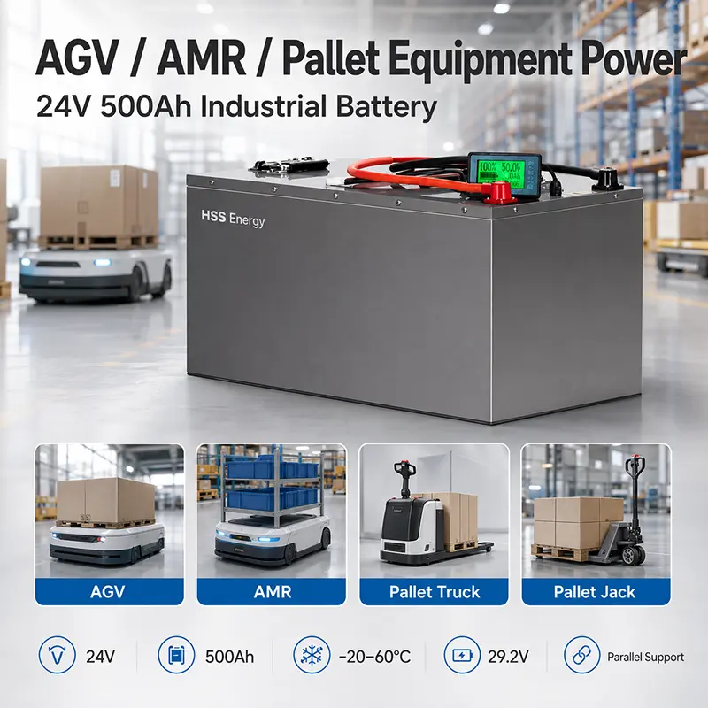 Batería para vehículos recreativos de 24 V y 500 Ah