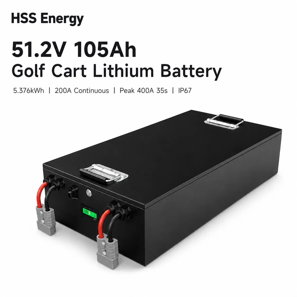batería de litio del carro de golf de 51.2v 105ah